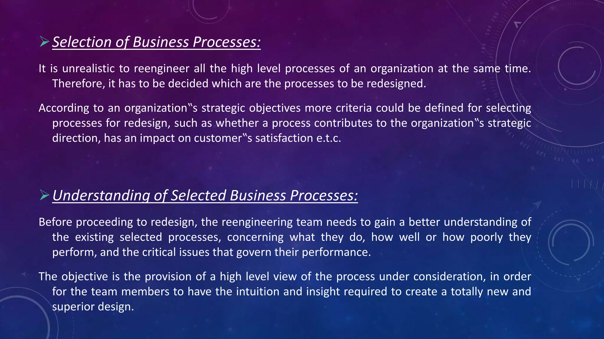 Business Process Re-engineering (BPR) | PPTX