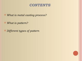 PPT ON TYPES OF PATTERN | PPT