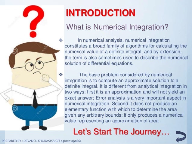 Numerical Integration Error Formula Gaussian Quadrature