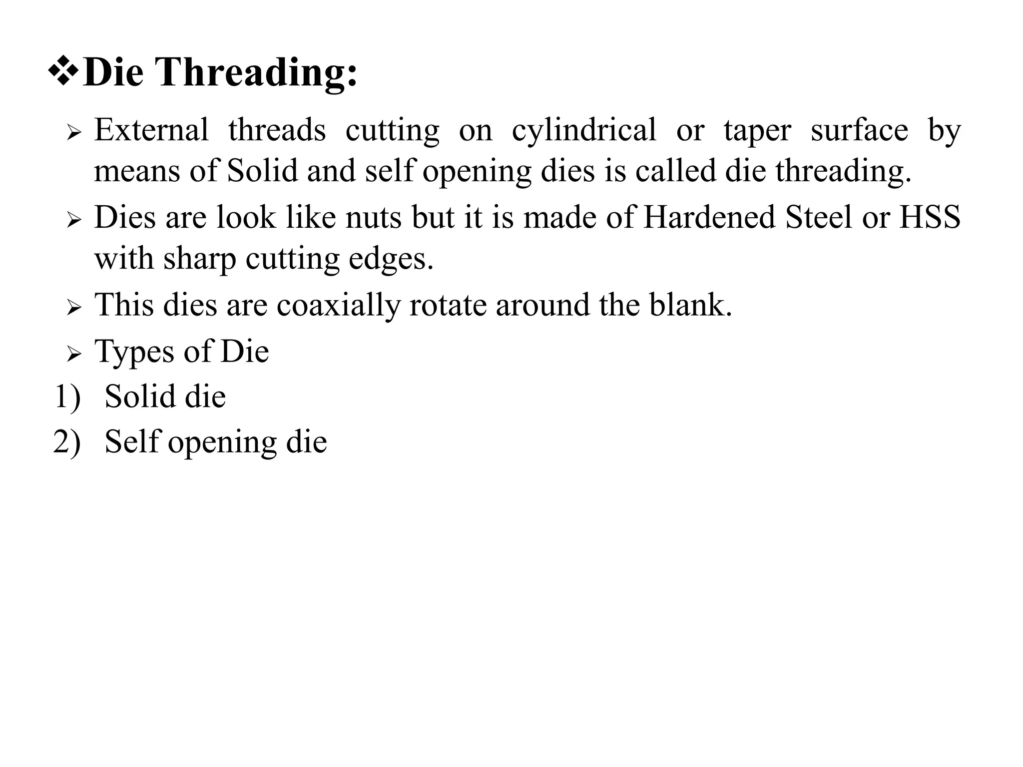 presentation on thread manufacturing | PPTX