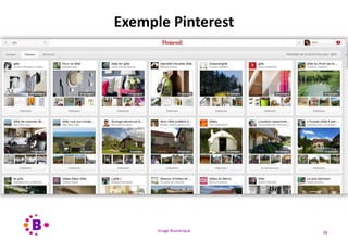 Virage Numérique 38
Exemple Pinterest
 