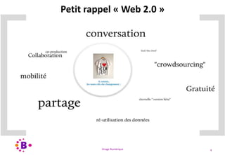 Virage Numérique 4
Petit rappel « Web 2.0 »
 