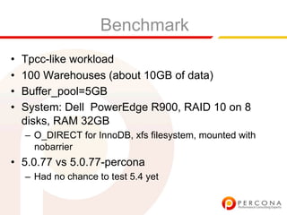 Inno Db Performance And Usability Patches