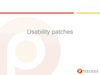 Inno Db Performance And Usability Patches