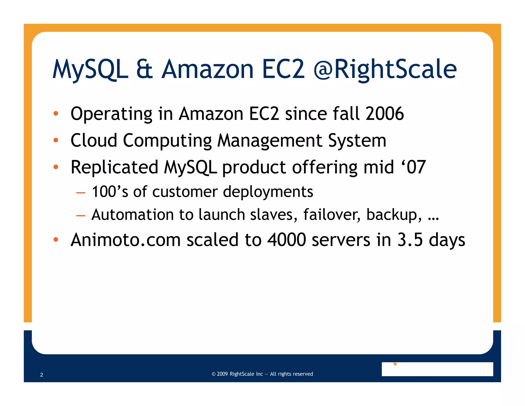 Tricks And Tradeoffs Of Deploying My Sql Clusters In The Cloud