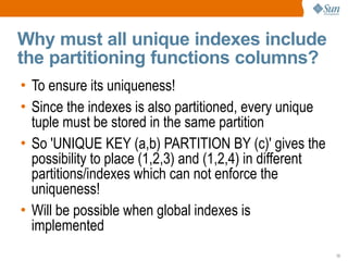 Partitioning Under The Hood