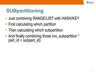 Partitioning Under The Hood