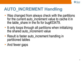 Partitioning Under The Hood