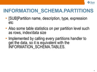 Partitioning Under The Hood