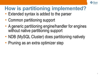 Partitioning Under The Hood