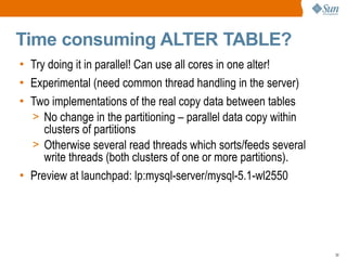 Partitioning Under The Hood