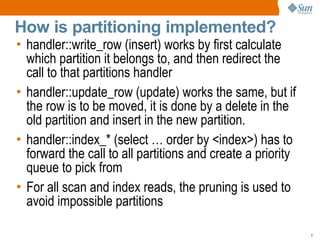 Partitioning Under The Hood