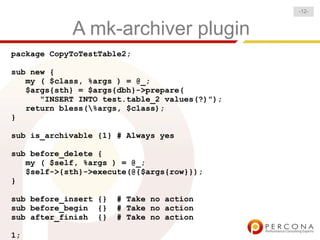 Make Your Life Easier With Maatkit