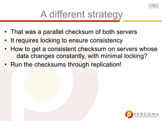 Make Your Life Easier With Maatkit