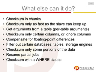 Make Your Life Easier With Maatkit