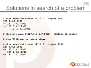 Make Your Life Easier With Maatkit