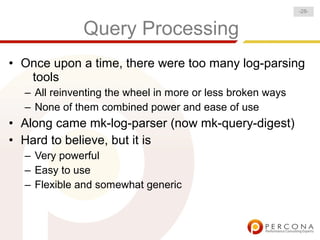 Make Your Life Easier With Maatkit