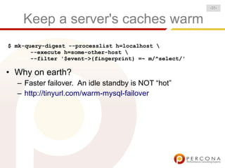 Make Your Life Easier With Maatkit