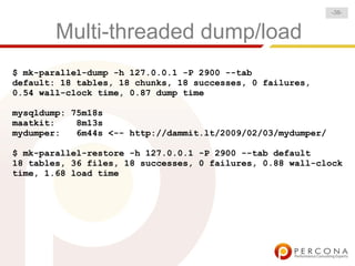 Make Your Life Easier With Maatkit