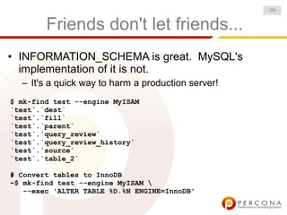 Make Your Life Easier With Maatkit