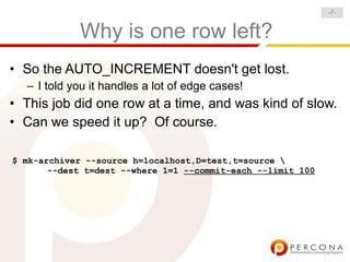 Make Your Life Easier With Maatkit