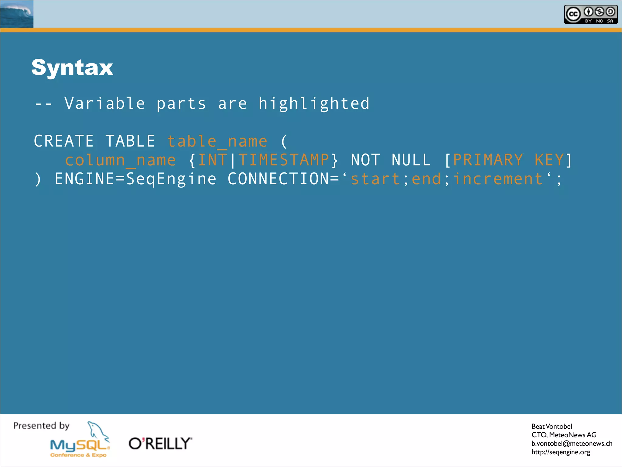 Solving Common Sql Problems With The Seq Engine