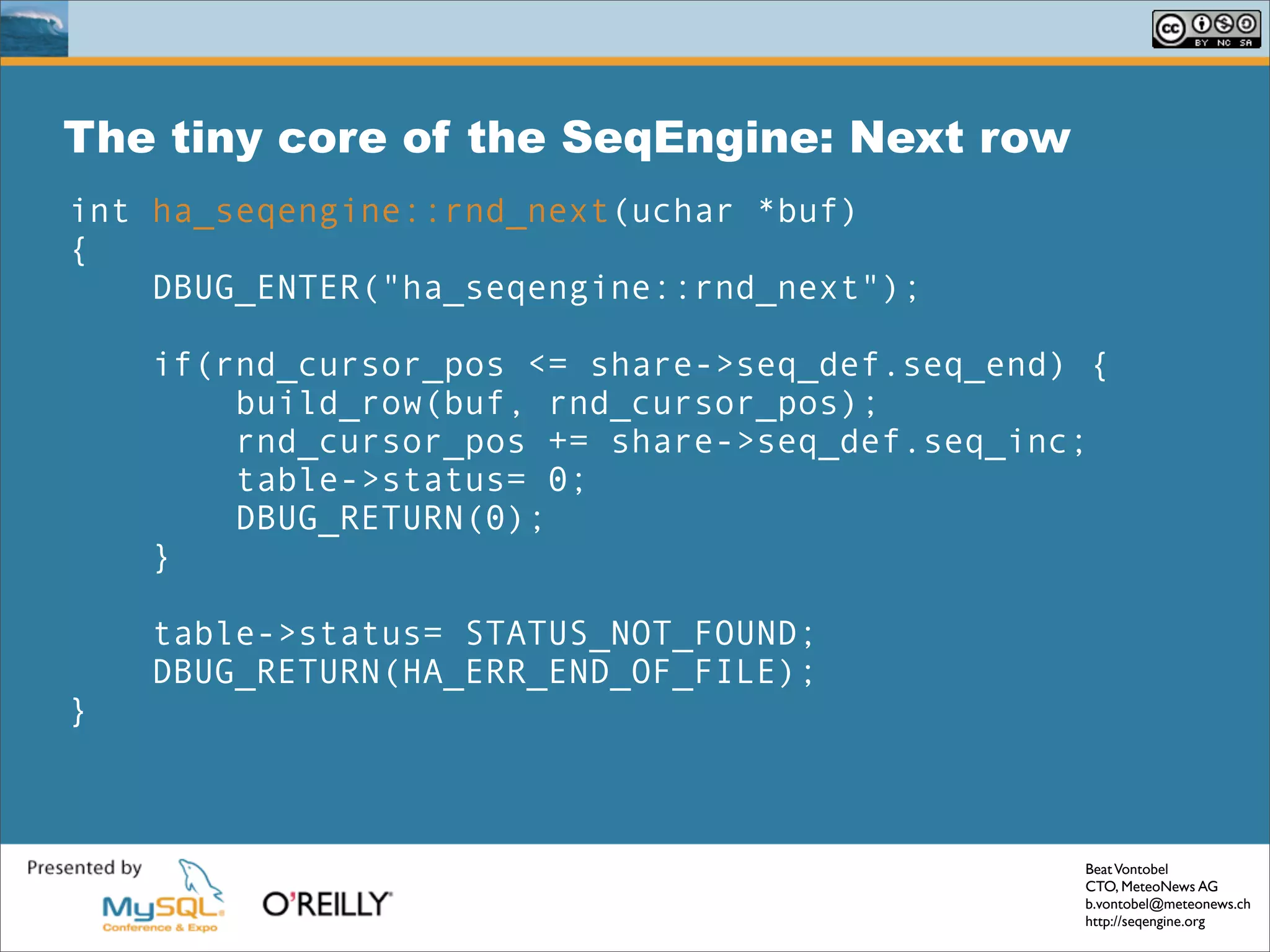 Solving Common Sql Problems With The Seq Engine
