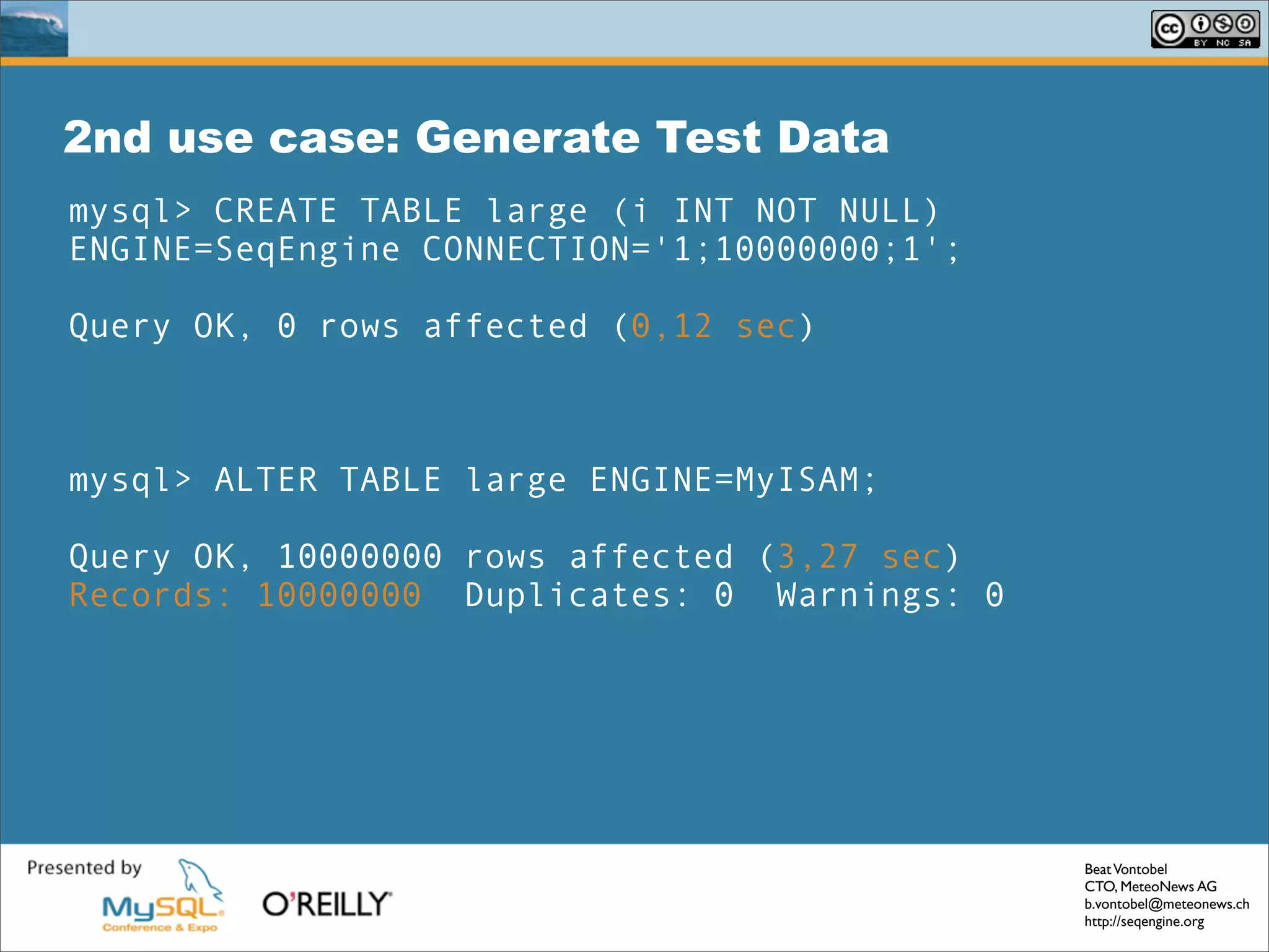 Solving Common Sql Problems With The Seq Engine