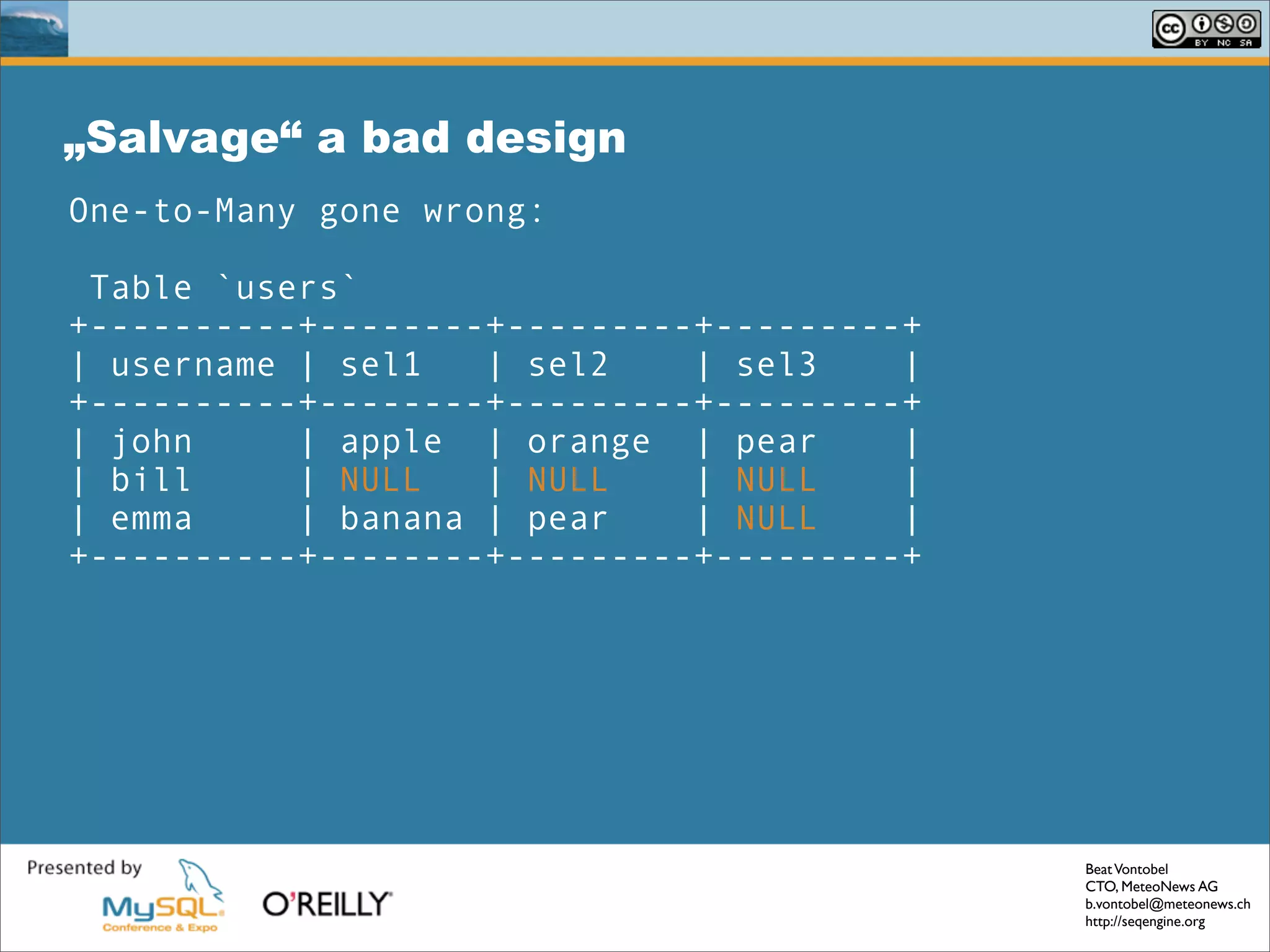 Solving Common Sql Problems With The Seq Engine
