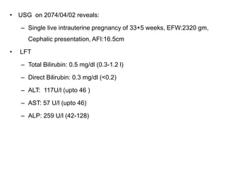 cholestasis of pregnancy/ obstetric cholestasis | PPTX