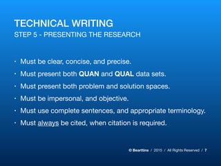 Research Design and Technical Writing for AECO Application | PDF