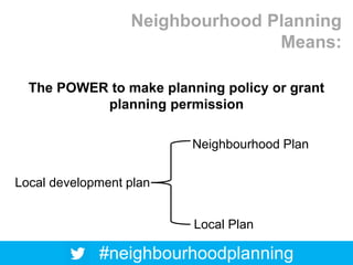 Neighbourhood Planning: The National Picture | PPTX