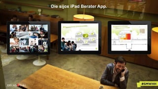 Die sijox iPad Berater App.
 