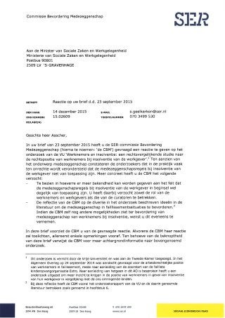 15 02609 brief aan minister szw nav onderzoek werknemers en insolventie