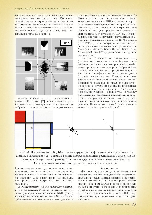 сайт журнала перспективы науки