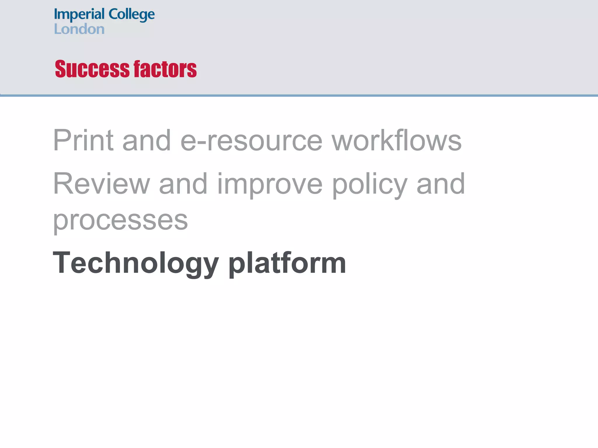 Going live in July 2013
One
•Two
• Three
» Four
 Five
@preater
 