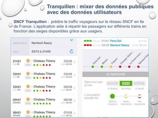 NOM DE LA PRESENTATION| 18
SNCF Tranquilien : prédire le traffic voyageurs sur le réseau SNCF en Ile
de France. L’applicat...