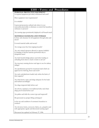 _______________________________________________________________________________________________
Investors Information Kit
21
' D ) 1 >
! & ! % -% # E $ %
+' +' ( ' V
+' +' V
$ #$ V
$ % ' $ E $ ,
#$ % % #$ $ % $ E '
'# % % V
2 , $ $ $$ E V
$ % ! & ' ,& , % !
%$ % $$ +' ' $
V
$ #$ %' V
2 E V
2 $ $$ , >$ V
% $ % % # $
V
2 %> # 6# $ 7 ' , $
' $ %> '%> %> $ % V
2 % , % ' $,
V
2 % % / ' $ , %
$ ( $ V
2 %> $ $ $ , $
% % V
2 % ( $ +' $
> %% $ V
2 $ % $ # ' V
2 $$ ,( ( % $$ $ %
$ # ' V
2 $$ > % % % V
$ ' $ % +' V
E % % E '
, > V
2 $ ( ( % ( # $ ( %.( $ '
, $ % $ , V
%' $ ' ! # ' F( @HHG.
 