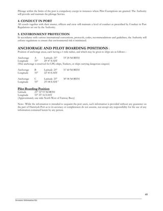_______________________________________________________________________________________________
Investors Information Kit
40
* $ , $ % '$ /% % , * $ / . 2'
, $$ $ 4 % .
0 - , -% !%
2$$ $ , ( % % , , $$ $ $ % '% % # # & '% *
5 '$ ' # 2' .
5 # ! $ % ! % -%
%% % , ' $ % ( % $ ( % ( % ' $ ( 2' , $$
% '$ ' $ > E .
-' ! , & % !, %
* % ( % @ $ ' ( , % # $$ ,
2 % 2 ; ' [ D 0-5
; ' [ D F 24
6 % ;*< ( > ( % ' % 7
2 % ) ; ' [ @D A 0-5
; ' [ D G 24
2 % & ; ' [ D G 0-5
; ' [ D G 24 D
< =
; ' [ D H 0-5
; ' [ D @A 24
62 / $ $ 0 9 ! , )' 7
0 9 $ %+' ' ( '% , ' '
* %%' % % $ ' ( %% # $ '
% # .
 