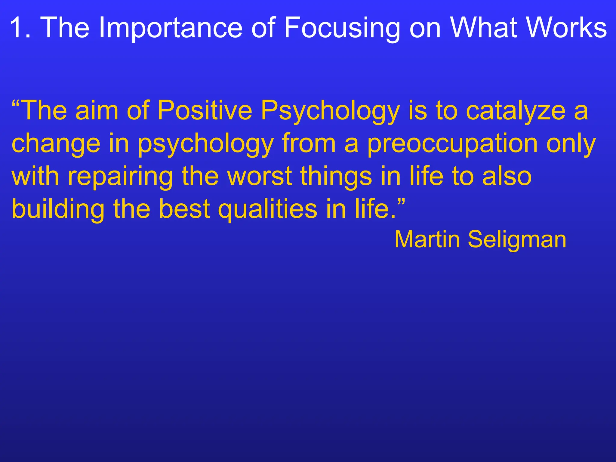 psychology 1504 positive psychology ppt