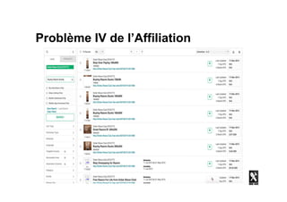 Problème IV de l’Affiliation
 