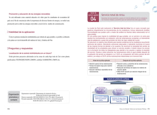 170 171Arisu en el Mundo: Historia de las Buenas Políticas
Departamento responsable: Departamento de instalación eléctrica,
Producción División de agua potable de Seúl
Director responsable: SEO DAE-HOON 02-3146-1330, sdh6111@seoul.go.kr
Personal responsable: YOO TONG-HEE 02-3146-1333, 1wls2wls@seoul.go.kr
HAM JIN-GAK 02-3146-1332, jgham63@seoul.go.kr
Organización
promotora y
contacto
Promoción y educación de las energías renovables
Se está utilizando como material educativo de vídeo para los estudiantes de secundaria del
país con el fin de concienciar sobre la importancia de diversas fuentes de energía y se realizó una
promoción activa sobre las energías renovables a través de los medios de comunicación.
Viabilidad de la aplicación
Como la primera instalación minihidráulica por tubería de agua potable, es posible su difusión
a los países en vía de desarrollo del sudeste de Asia y América del Sur.
Preguntas y respuestas
Localización de la central minihidráulica en un futuro?
Están previstos proyectos adicionales en las zonas de caída baja (más de 2m) como planta
purificadora YEONGDEUNGPO (200kW), embalse SAMSEONG (30kW) etc.
04 Solucionar los inconvenientes y mejorar el nivel de satisfacción de los ciudadanos
con el servicio integral y preventivo para las reclamaciones sobre agua potable
Servicio total de Arisu
Sector de
control y gestión
La ciudad de Seúl está realizando el ‘Servicio total de Arisu’ de un nuevo concepto que
gestiona integralmente los inconvenientes de los ciudadanos, incluso detectando posibles
incomodidades que puedan sufrir, a través del análisis de diversos datos relacionados con el
agua potable.
Es una política para mejorar la credibilidad del agua potable, con un servicio a la carta para
resolver los inconvenientes con antelación, ante las reclamaciones constantes y el decreciente
nivel de satisfacción a pesar del suministro de‘Arisu’de mejor calidad del mundo.
Se estructuró un sistema más eficiente para resolver problemas de los ciudadanos escuchando
opiniones del exterior, discutiendo soluciones adecuadas y realizando reuniones en busca
de las mejores formas de atender a los usuarios. Se reconoció la necesidad del cambio de
mentalidad de los empleados para ofrecer un servicio amable, e intentó reducir los errores
con la formación de todos los trabajadores para atender a los usuarios y explicar el propósito
del servicio. Gracias a estos esfuerzos, las reclamaciones sobre el agua potable después de
la aplicación del servicio se redujeron a un 19.6% en comparación del mismo período del año
anterior y se redujo un 35.9% de las reclamaciones relacionadas con el servicio total.
Antes de la poítica aplicada Después de la poítica aplicada
• Atención pasiva de las reclamaciones
• Tiempo de espera largo para resolver
reclamaciones
• Solución individual, esporádica de las
reclamaciones
• Reacción activa y preventiva de las reclamaciones
enfocada a los ciudadanos
• Reducción del tiempo de espera con sistema de
solución rápida
• ONE-STOP solución por atención integral de las
reclamaciones
Aumento de satisfacción confianza
Produccionón
de agua
saludable con
buen sabor
Suministro
seguro y
estable
Resricta revisión calidady
sistema de purificación
elletifica
Suministro de agua limpia
desde planta purificadora
hasta grifo
Reduccióndereclamación
conelServiciototalArisu
Servicio de
máximo nivel
 