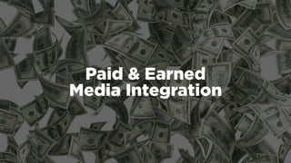 Paid & Earned  
Media Integration
 