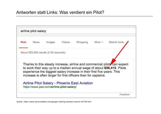 Antworten statt Links: Was verdient ein Pilot?
Quelle: https://www.seroundtable.com/google-bolding-answers-search-20108.html
 