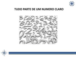 TUDO PARTE DE UM NUMERO CLARO
 