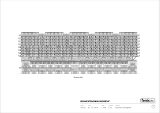 p roject: o n d erd eel:schaal:d atu m : b o uw laag :
VERKOOPTEKENINGOVERZICHT
Fen ix I A an zich t n o o rd g evel1 :4 0 00 1 -1 2 - 2 0 1 4 n .v.t.
Rijnhaven-zijde
 