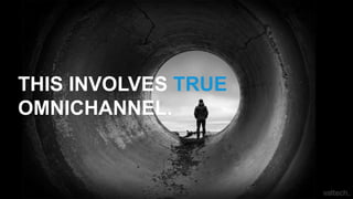 THIS INVOLVES TRUE
OMNICHANNEL.
 