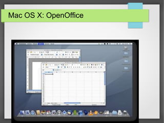 Mac OS X: OpenOffice
 
