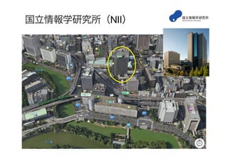 国立情報学研究所（NII）
 