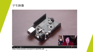 31
デモ映像
https://www.youtube.com/watch?v=XzhVY5I_rwE
 